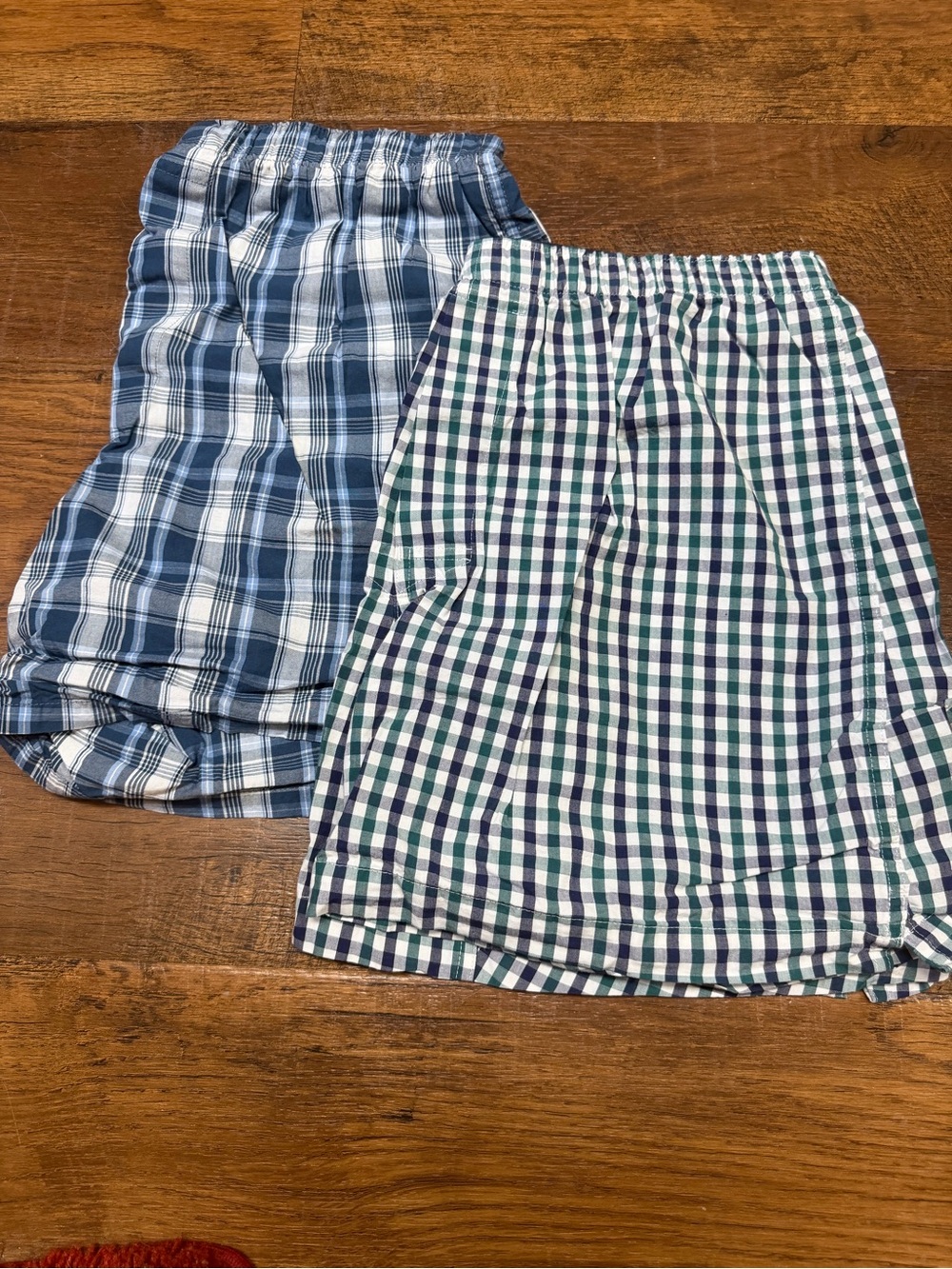 Two pair JCrew boxers.  Medium